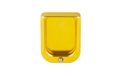 Taran Tactical Innovation Base Pad, Magazine Extension, Fits 2011 Style Magazines in 9MM/38 Super, +2 Rounds of 9MM, Anodized Finish, Gold — photo 2
