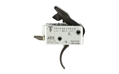 TriggerTech Duty, Curved Trigger, Two Stage, 3.5LB Pull, Fits AR-9, Anodized Finish, Black — photo 2