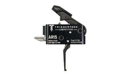 TriggerTech Trigger, Competitive Flat Trigger, Single Stage, 3LB Pull Weight, PVD Finished Hammer and Trigger Shoe, Anodized Finish, Black — photo 2