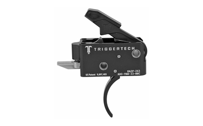 TriggerTech Trigger, 3.5LB Pull Weight, Fits AR-15, Competitive Curved Trigger, Two Stage, Black Finish, Includes Installation Tools — photo 2