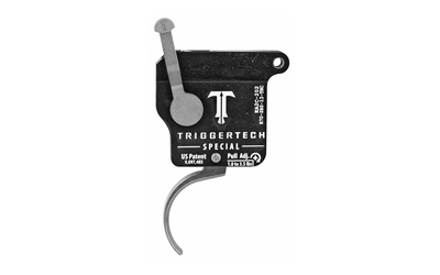 TriggerTech Trigger, 1.0-3.5LB Pull Weight, Fits Remington 700, Special Curved Clean Trigger, Right Hand, Adjustable, Stainless Finish