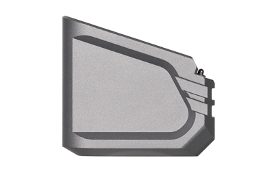 Tyrant CNC +6/5 Mag Extension, Matte Finish, Gray, Fits Glock 17/19X/22/34/35/45 — photo 2