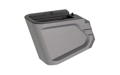 Tyrant CNC Mag Extension, Fits Glock 19/23, +5 Rounds for 9MM, Anodized Finish, Gray