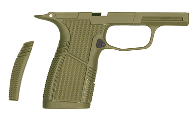 Tyrant CNC Grip Module, Snub Nose, Fits Sig Sauer P365/X/XL, Matte Finish, Olive Drab Green — photo 2