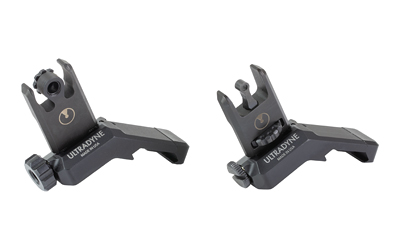 Ultradyne USA C2 Folding Front and Rear Offset Sight Combo-Aperture, Fits Picatinny, Black — photo 2