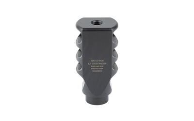 Ultradyne USA Pegasus Compensator Muzzle Brake with Timing Nut AR-10 6.5, 5/8X24 Thread, 1.360 Outside Diameter, Steel Nitride Finish