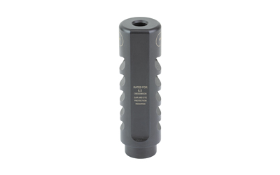 Ultradyne USA Apollo S Compensator Muzzle Brake with Timing Nut AR-10 6.5, 5/8X24 Thread, .975 Outside Diameter, Steel Nitride Finish