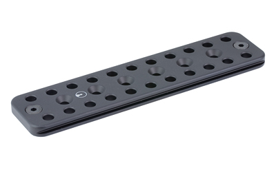 Ultradyne USA UD Arca Dynalock Rail, MLOK Compatible, 6.15" Long, 4.2 oz, Aluminum Construction, Anodized Finish, Black