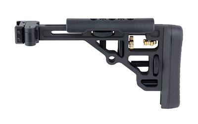 Ultradyne USA Adjustable Stock Gen 2, Fits 1913 Picatinny Rail, Cerakote Finish, Black