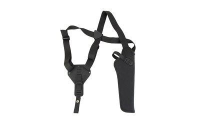 Uncle Mike's Vertical, Shoulder Holster, Right Hand, Black, 8.5, Large Revolver, Kodra Nylon — photo 2