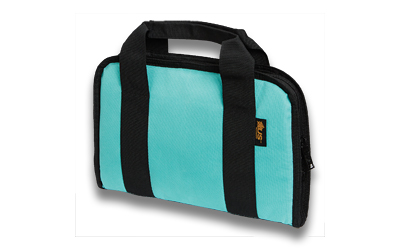 US PeaceKeeper Attache, Pistol Case, 12.5"x6.5", 600 Denier Polyester, Robins Egg Blue — photo 2