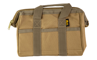 US PeaceKeeper Ammo Bag, Range Bag, 12"x9"x7", 600 Denier Polyester, Tan