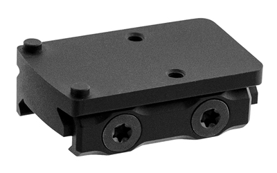 Leapers, Inc. - UTG Picatinny Optic Mount, Red Dot Mount, Fits Picatinny Rail, RMR Footprint, Anodized Finish, Black, Low Profile Height