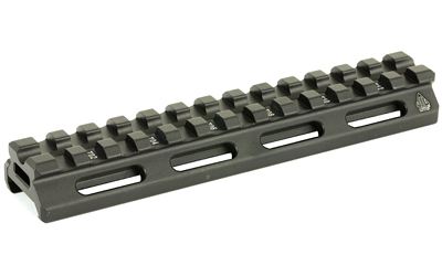 Leapers, Inc. - UTG Super Slim Picatinny Riser Mount, 1/2" Height, 13 Slots, Black Finish