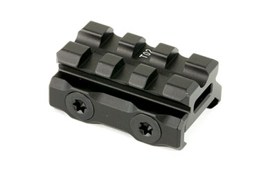 Leapers, Inc. - UTG Super Slim Picatinny Riser Mount, 1/2" Height, 3 Slots. Black Finish — photo 2