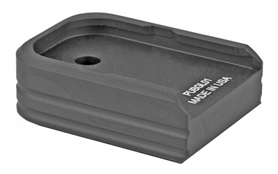 Leapers, Inc. - UTG +0 Base Pad, Aluminum, Matte Black Color, Anodized Finish, Fits Glock Double Stack Small Frame Magazines — photo 2