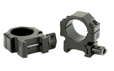 Leapers, Inc. - UTG Pro Max Strength, Rings, Fits Picatinny, 1" Low, 2 pieces, Black Finish — photo 2