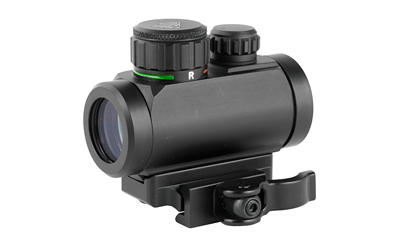 Leapers, Inc. - UTG Instant Target Aiming Sight, 2.6", 30mm, Fits Picatinny, Black, Red/Green CQB Micro Dot, w/Integral QD Mount