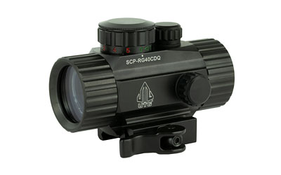 Leapers, Inc. - UTG Instant Target Aiming Sight, 3.8", 38mm, Black, Red/Green Circle Dot, w/Integral QD Mount