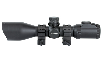 Leapers, Inc. - UTG AccuShot Precision Series Rifle Scope, 3-12X44, Illuminated Mil-Dot Reticle, Compact, Adjustable Objective, 36 Colors — photo 3
