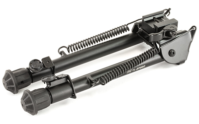 Leapers, Inc. - UTG Tactical Op Bipod, Fits Picatinny or Weaver Rail, 8" - 12.4", with QD Lever Mount, Black