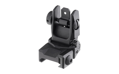 Leapers, Inc. - UTG Rear Flip-Up Sight, Fits Picatinny Rail, Anodized Finish, Black