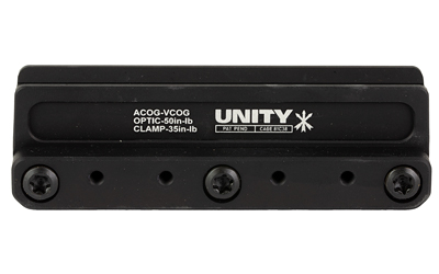 Unity Tactical FAST, Red Dot Mount, 2.05" Optical Height, Compatible with ACOG/VCOG Footprints, Anodized Finish, Black — photo 3