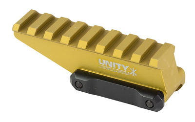 Unity Tactical FAST, Red Dot Riser, Elevates Absolute Cowitness to 2.26" Optical Height, Direct to Picatinny, Anodized Finish, Flat Dark Earth — photo 2