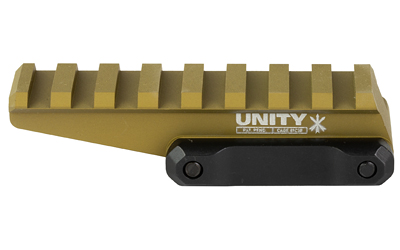 Unity Tactical FAST, Red Dot Riser, Elevates Lower 1/3 Mount to 2.26" Optical Height, Direct to Picatinny, Anodized Finish, Flat Dark Earth — photo 3