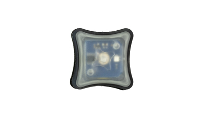 Unity Tactical SPARK, Marker Light, Blue, All Polymer Construction, Velcro Backer, Matte Finish, Black