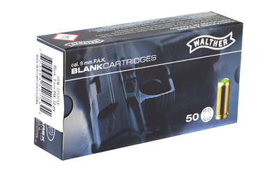 Umarex 9MM Blanks, For use with 9mm PAK self loading replica's only, 50 Round Box — photo 2