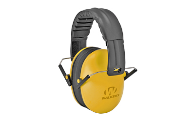 Walker's Passive, Compact Hearing Protection, Earmuff, Yellow