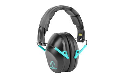 Walker's Passive, Folding Earmuff, Black/Teal, 1 Pair — photo 2