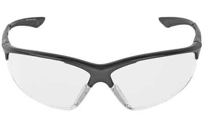 Walker's IKON, Tanker Open Frame Shooting Glasses, Black Frame, Clear Lens
