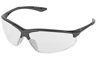 Walker's IKON, Tanker Open Frame Shooting Glasses, Black Frame, Clear Lens — photo 2
