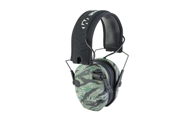 Walker's Razor Slim, Electronic Earmuff, Low-Profile Design, Jungle Tiger Stripe — photo 2