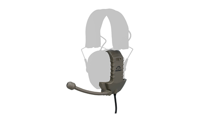 Walker's Razor Com Link Attachment, Fits Walkers Razor Ear Muffs, Integrated Push to Talk Module, Flat Dark Earth
