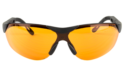 Walker's Elite, Shooting Glasses, 5 Position Adjustment, Polycarbonate Lenses, Amber, One Pair