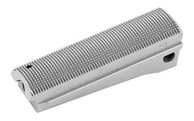 Wilson Combat Mainspring Housing Flat, Full Size, Checkered, Stainless — photo 2