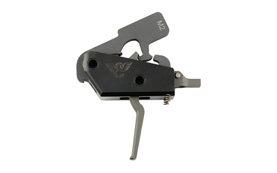 Wilson Combat Tactical Trigger Unit, Match Grade Flat Face Trigger, Two-Stage, 4-4.5 Lb, Fits AR-15/AR-10, Dry Film Lube Finish, Black