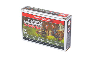 Winchester Ammunition Long Beard Tungsten, 12 Gauge 3", #8, Tungsten Shot Shell, 5 Round Box — photo 3