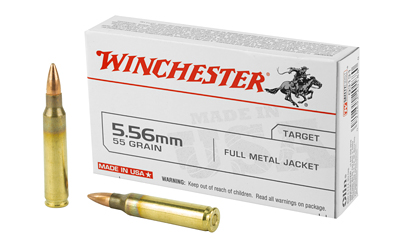 Winchester Ammunition USA, 556, 55 Grain, Full Metal Jacket, 20 Round Box