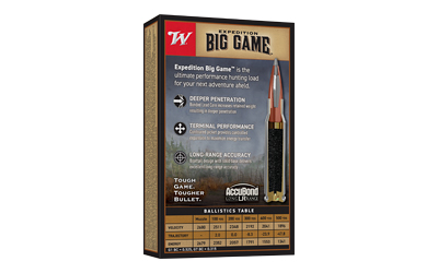 Winchester Ammunition Big Game Long Range, 308 Winchester, 168 Grain, AccuBond LR, 20 Round Box — photo 2