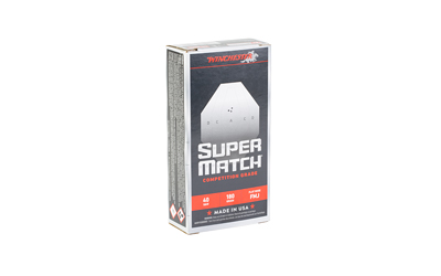 Winchester Ammunition Super Match, 40 S&W, 180 Grain, Flat Nose Bullet, 50 Round Box — photo 2