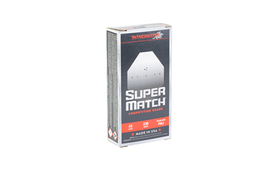 Winchester Ammunition Super Match, 45 ACP, 230 Grain, Round Nose Bullet, 50 Round Box — photo 2
