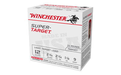 Winchester Ammunition Super Target, 12 Gauge 2.75", #9, 1 1/8 oz, 25 Round Box — photo 2