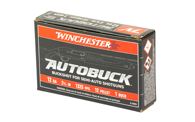 Winchester Ammunition Super-X, 12 Gauge 2.75", 1 Buck, Buckshot, 5 Round Box — photo 3