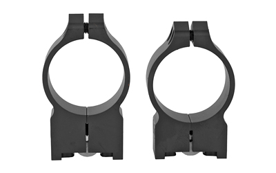 Warne Permanent Attached Fixed Ring Set, Fits Ruger M77, 30mm Medium, Matte Finish