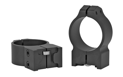 Warne Permanent Attached Fixed Ring Set, Fits Ruger M77, 30mm Medium, Matte Finish — photo 2