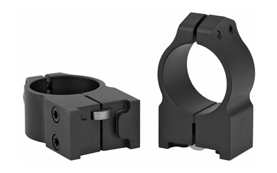 Warne Permanent Attached Fixed Ring Set, Fits Ruger M77, 1" Medium, Matte Finish — photo 2